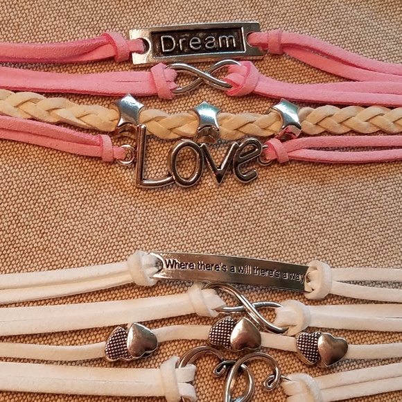 TRENDY!  Multi-Strap Inspiration Bracelets - Picture 4 of 7